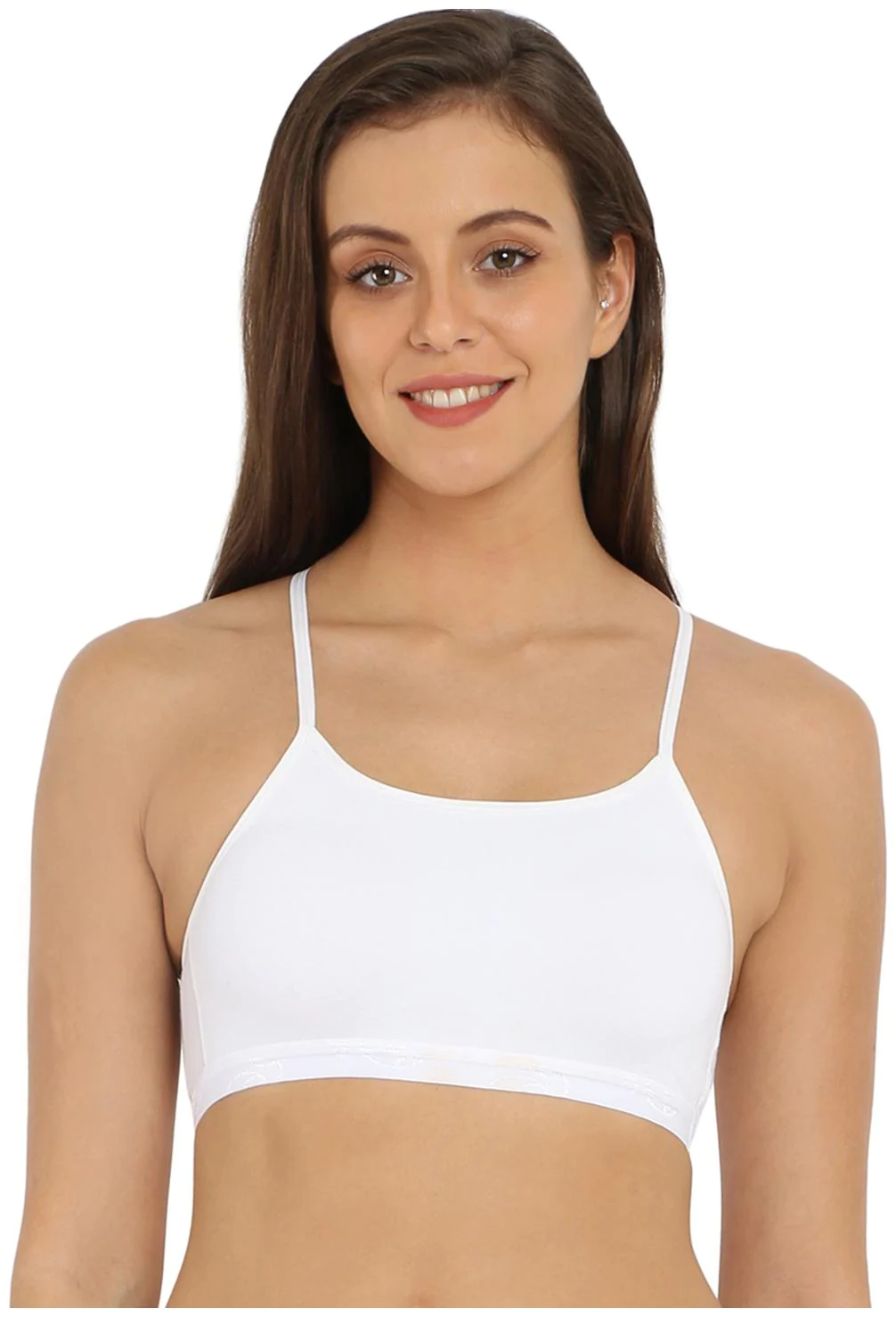 JOCKEY COMFIES CROP TOP 1351 WHITE (M)